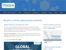 Tablet Screenshot of chemicalleasing.org